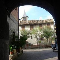 Scorcio del centro storico di Gerano